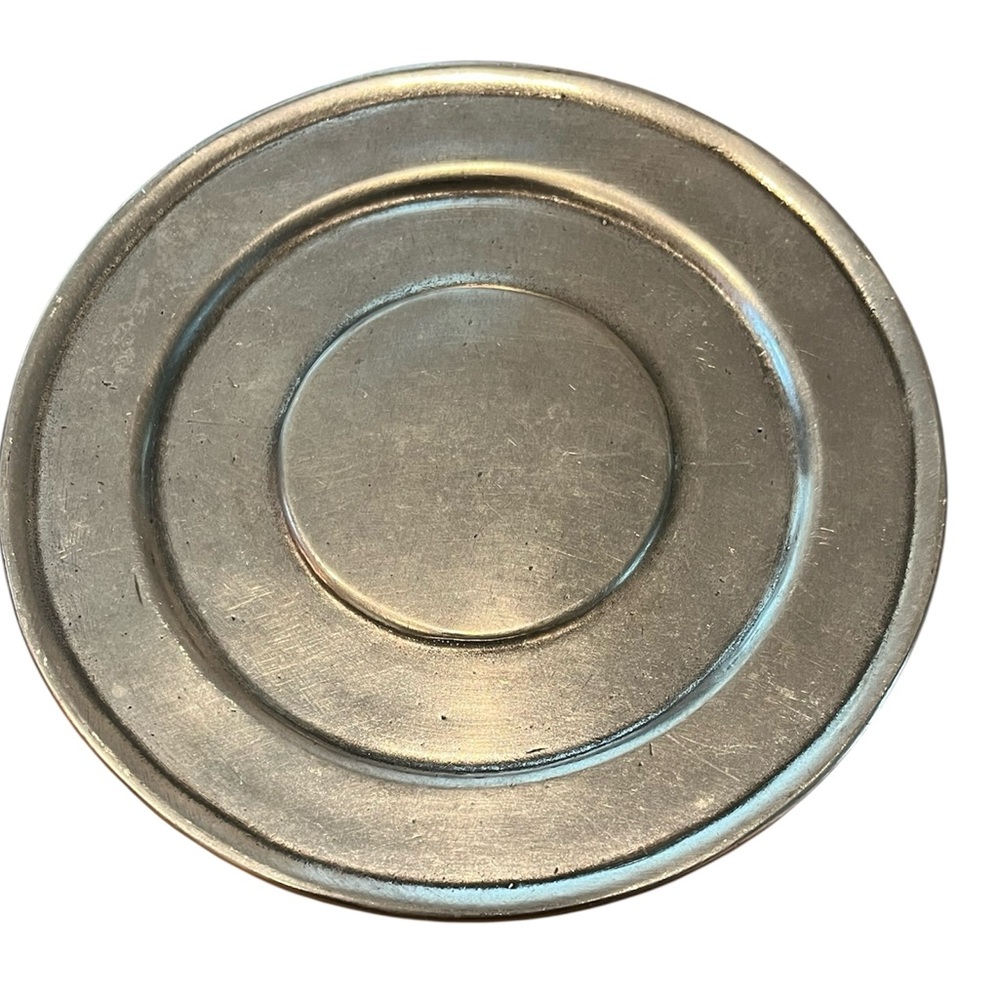 Arte Italica Tuscan Pewter Saucer